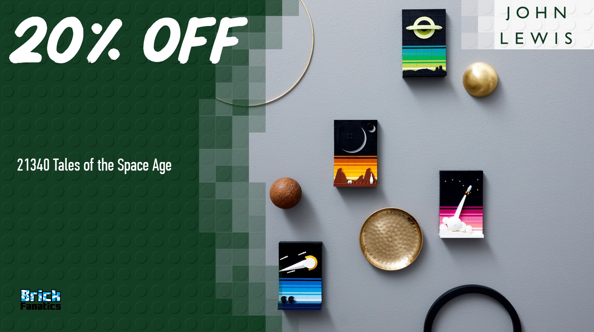 Best price yet on retiring LEGO Ideas Tales of the Space Age