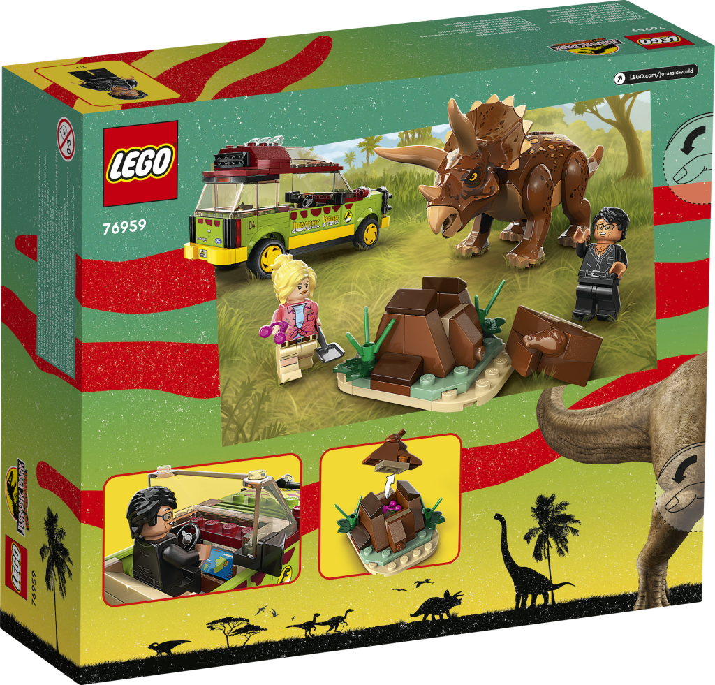 LEGO Jurassic Park 76959 Triceratops Research 2 1024x981