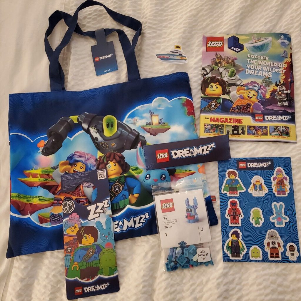 LEGO DREAMZzz San Diego Comic Con 2023 promotional items 1024x1024