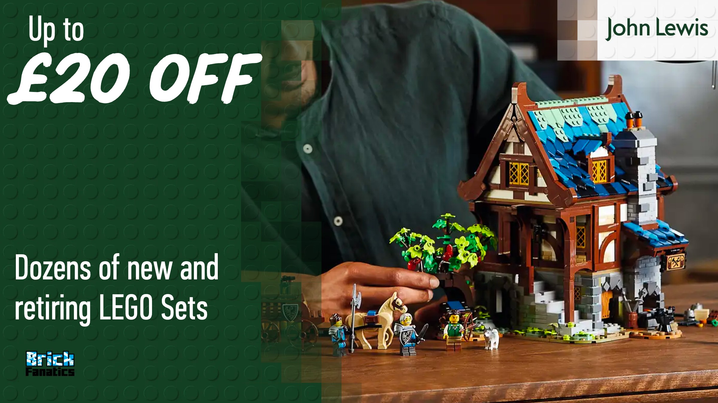Save on new and retiring LEGO sets when you use this code at John Lewis
