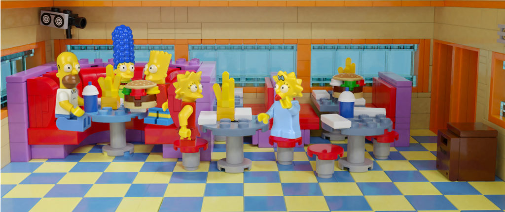 LEGO Ideas Krusty burger interior 2