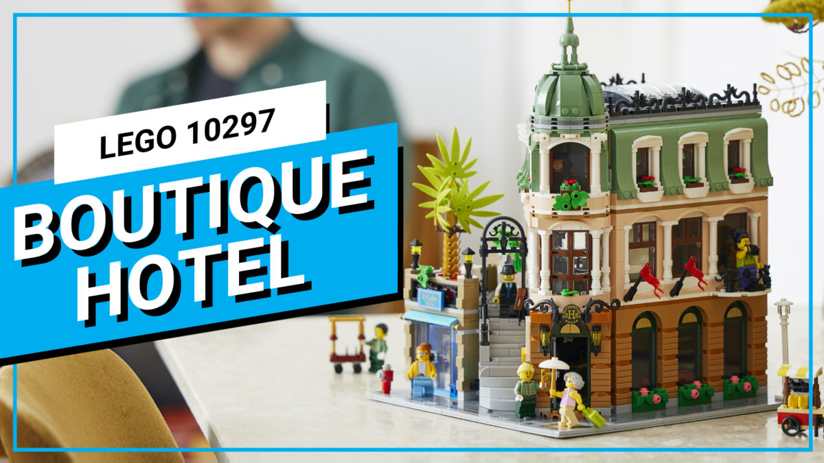 VIDEO: LEGO Modular Buildings Collection 10297 Boutique Hotel unveiled