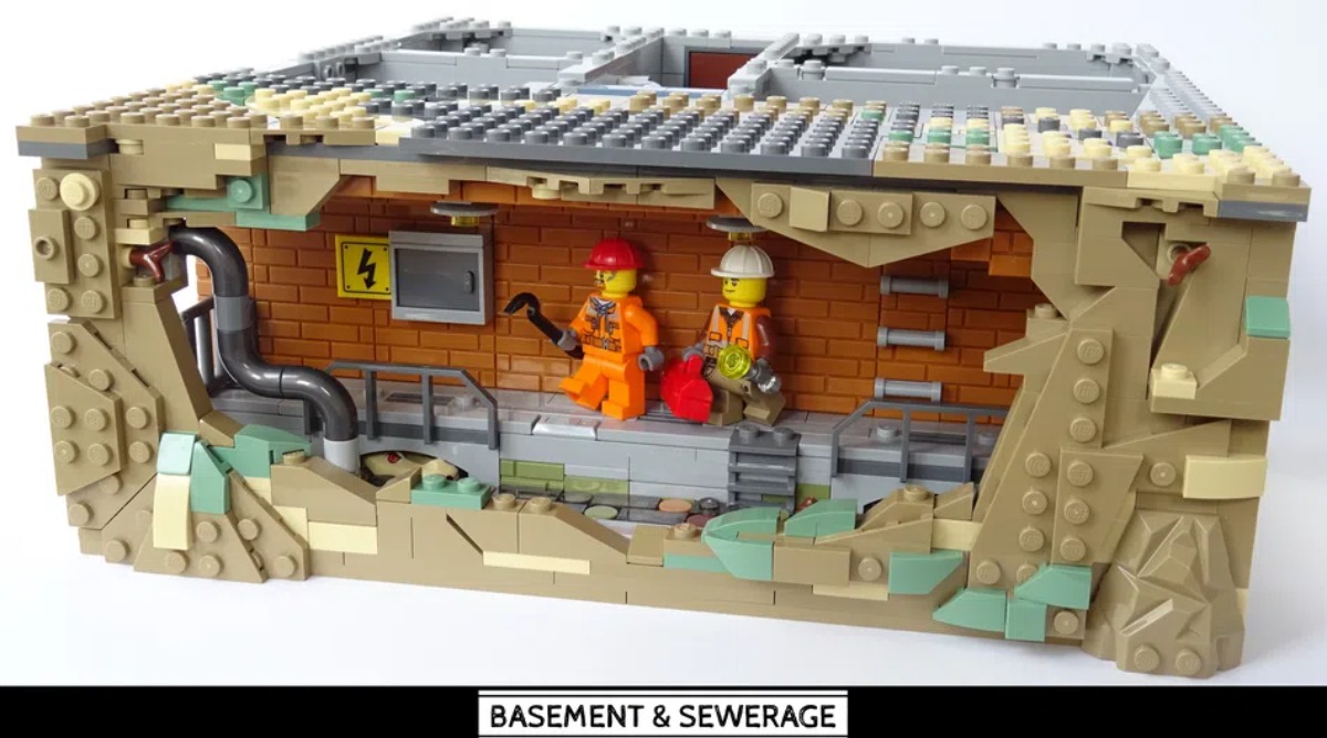 Latest LEGO Ideas set to reach 10K takes modular buildings underground