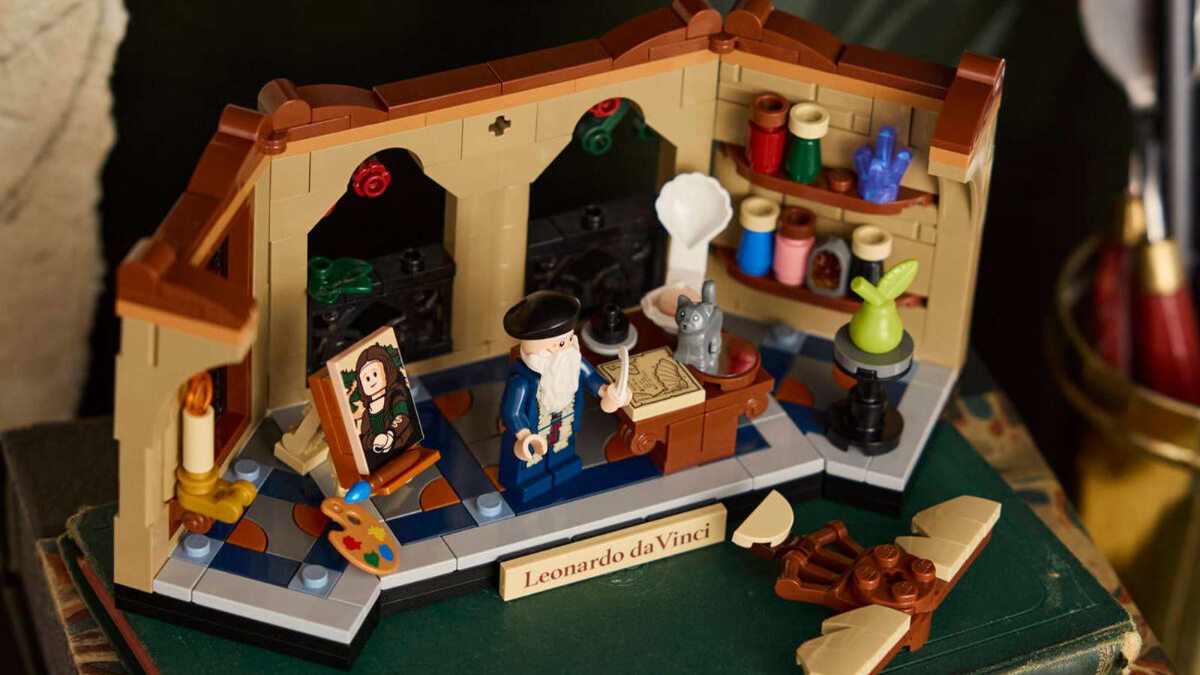 LEGO 40902 Tribute to Leonardo da Vinci 3
